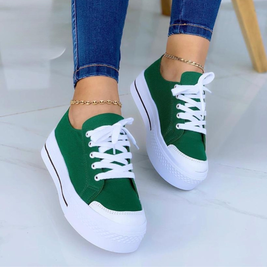 Lowtop Money Green Casual Shoes